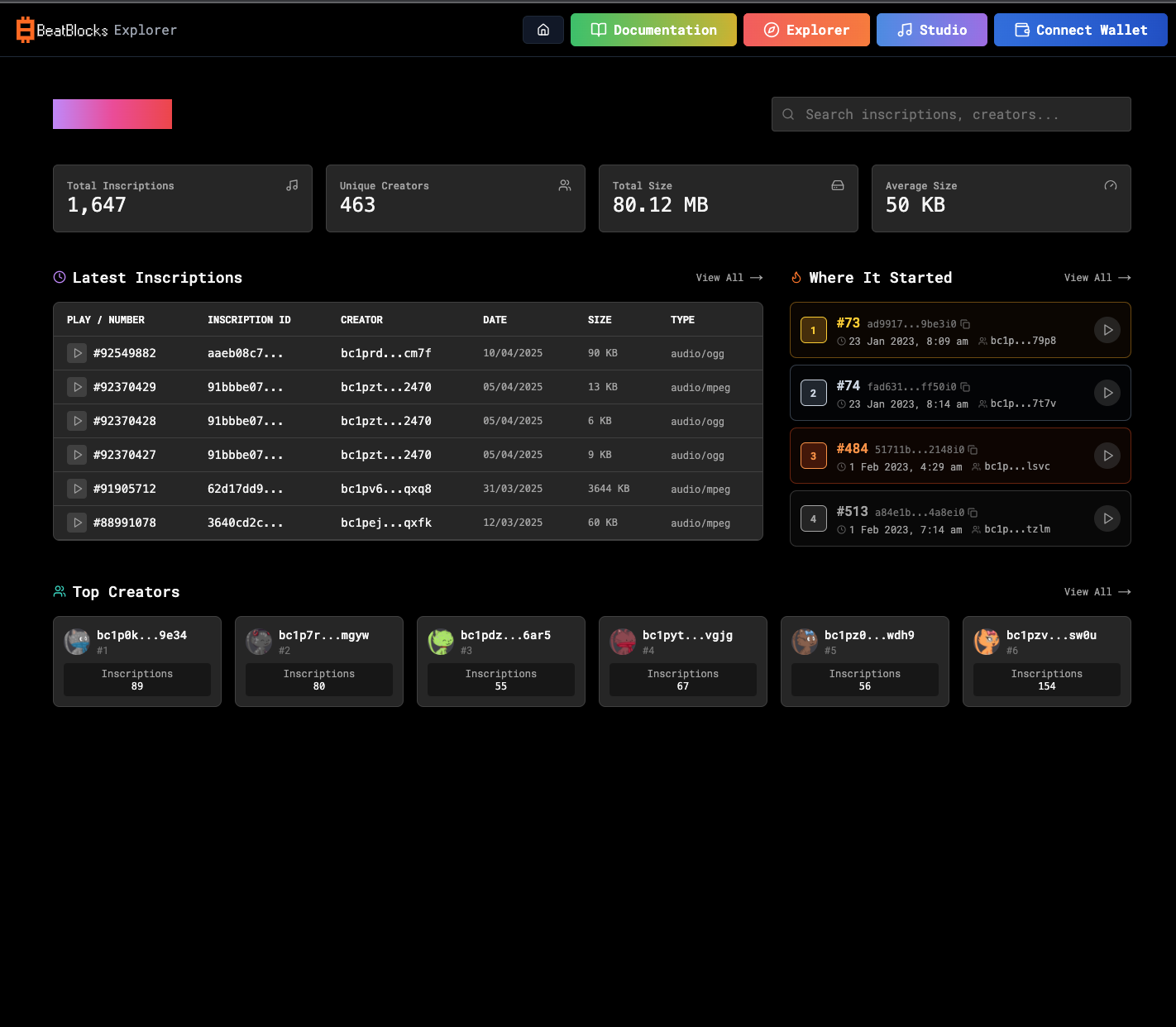 Beatblocks Audional Explorer