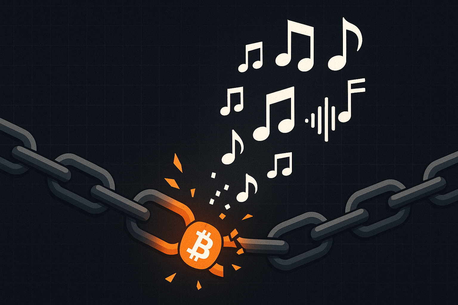 Bitcoin and music visualization
